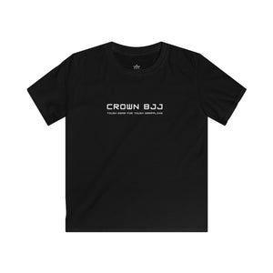 Crown BJJ Kids Softstyle Tee - Perfect for Young Martial Artists