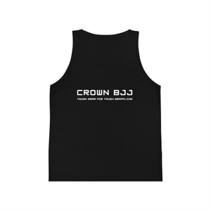 Crown BJJ Kids Jersey Tank Top - Tough Gear for Young Grapplers
