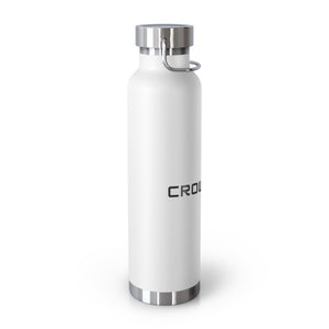 Crown BJJ Insulated Water Bottle - 22oz Vacuum Flask for Athletes