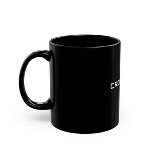 Crown BJJ Black Mug - 11oz & 15oz Coffee Cup for Brazilian Jiu-Jitsu Enthusiasts