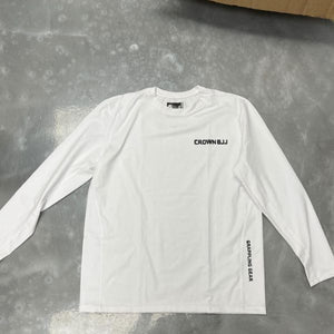 Crown BJJ LS White 24'